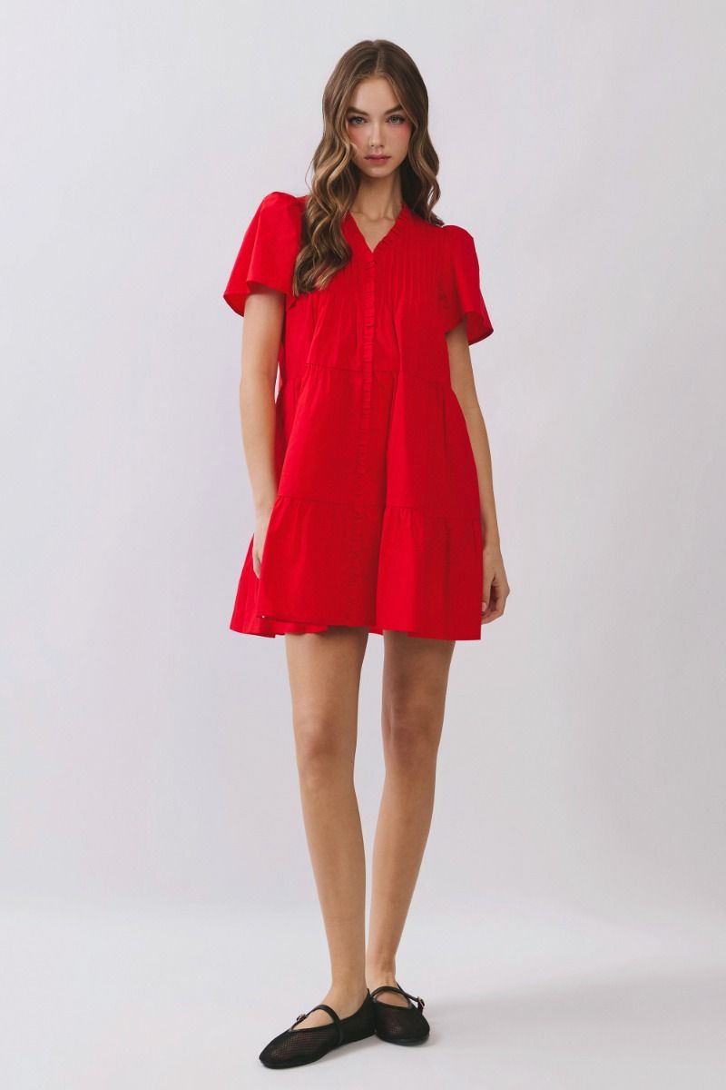Tiered Mini Dress