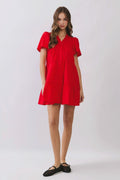 Tiered Mini Dress