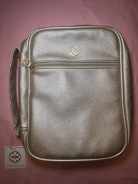 Mary Square Bible Case Gold